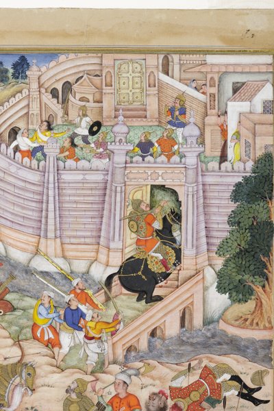 Detail from Babur
